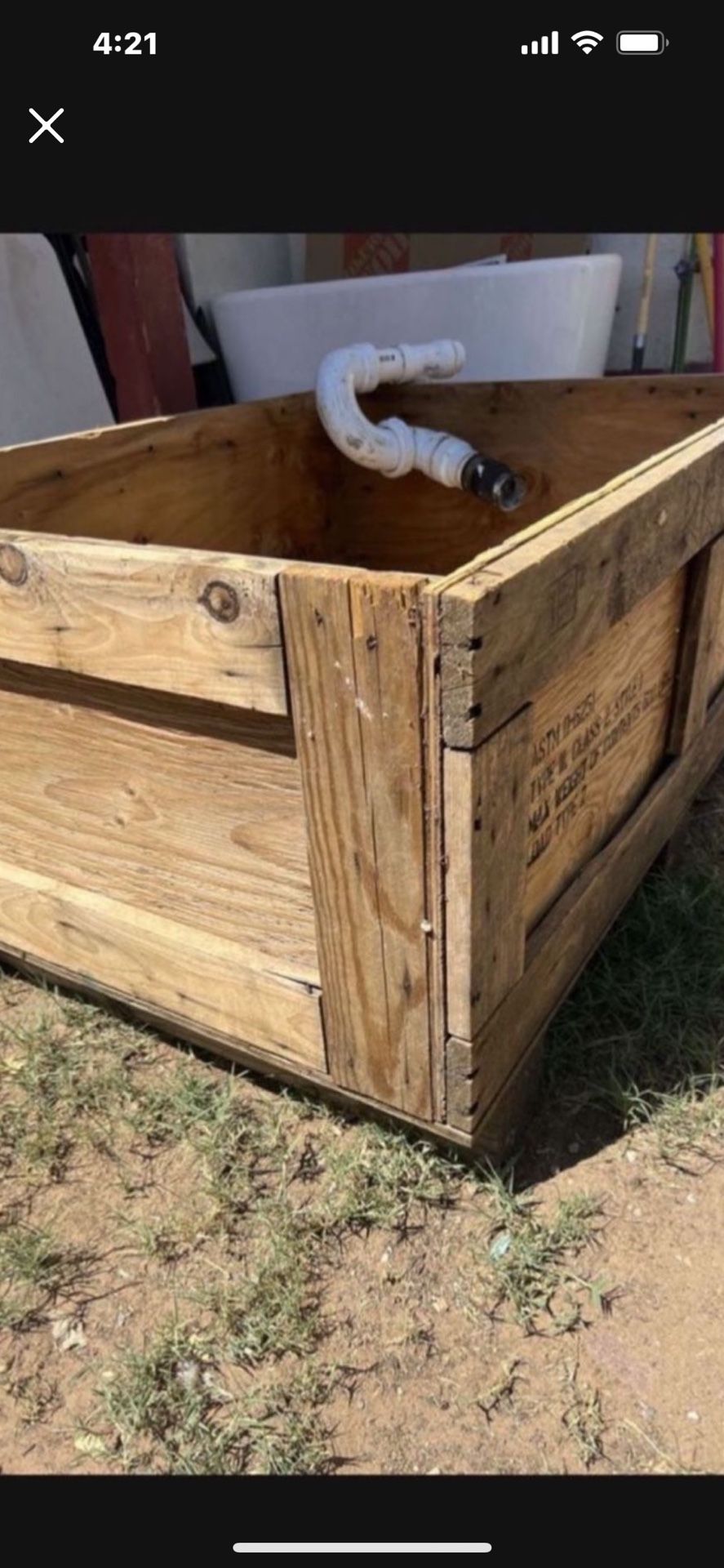 SELLING  EXTRA LARGE  SOLID OAK PLANTERS  each $100.   EACH SQUARE PLANTERS $$75. each ! firm cash only by Yarbrough      PLANTER BOXES CAN VE USED FO