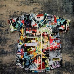 Like NEW ILLENIUM X BATMAN Collab Limited Time Jersey Size Large 