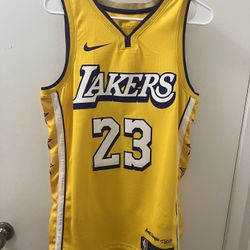 Nike Lakers LeBron James City Edition Jersey Size M