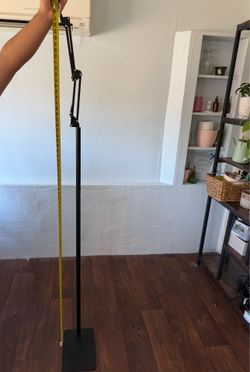 Reptile Lamp stand - adjustable height  25”-72”