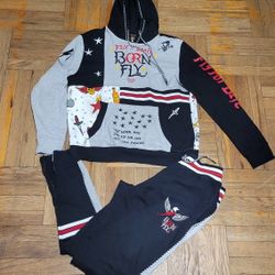 Born Fly XL Hoodie & Pants Set