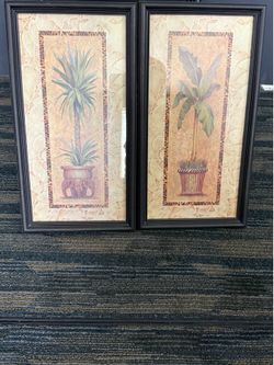 Home Interior Tropical Print