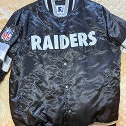 Raiders Starter Jacket Size L
