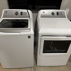 GE Appliances top-load washer & dryer set