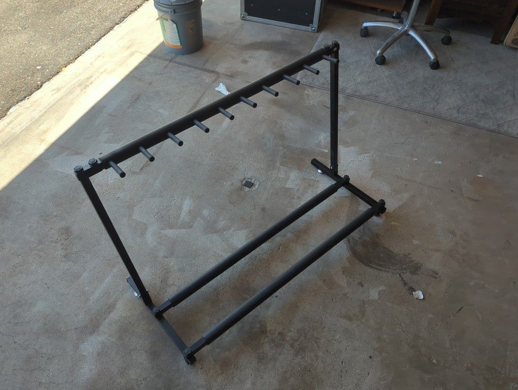 Guitar Stand Holds 9 Guitars