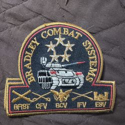 Bradley Combat Systems Patches