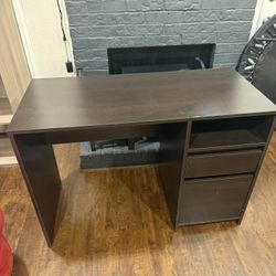 Dark Brown Office Desk 