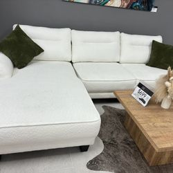 New Sectional Beige 