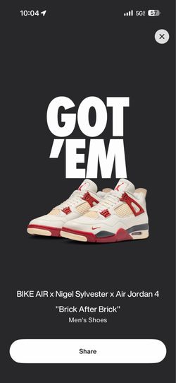 Air Jordan 4 x Nigel Sylvester “Brick after Brick”