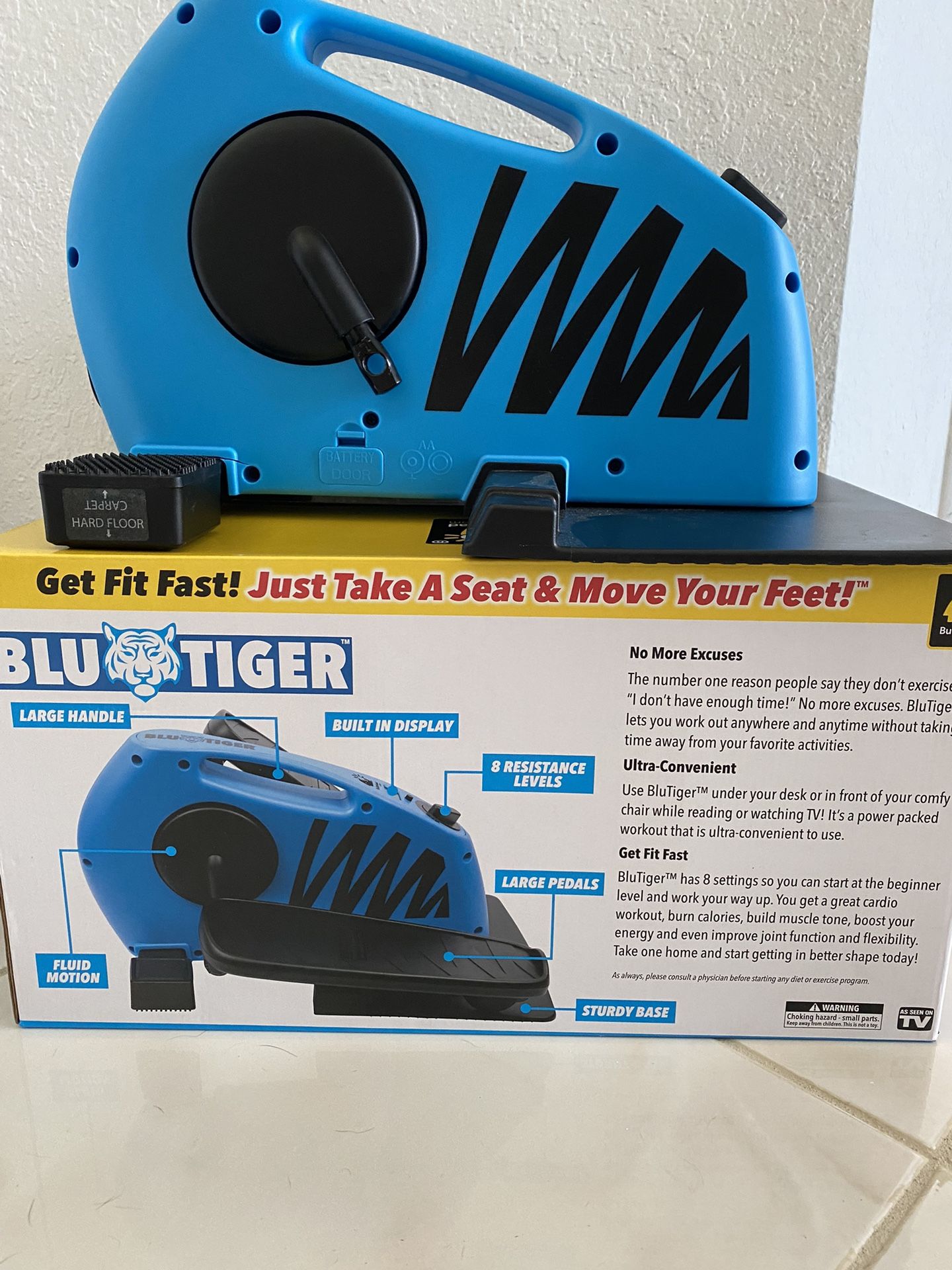 Compact Seated Elliptical Machine