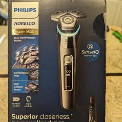 PHILLIPS NORELCO 9500 SERIES LITHIUM SHAVER & CLEANER 