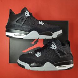 Jordan 4 Black Canvas