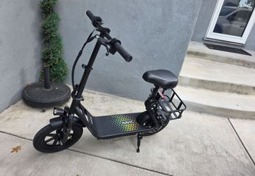 Electric Scooter With Seat