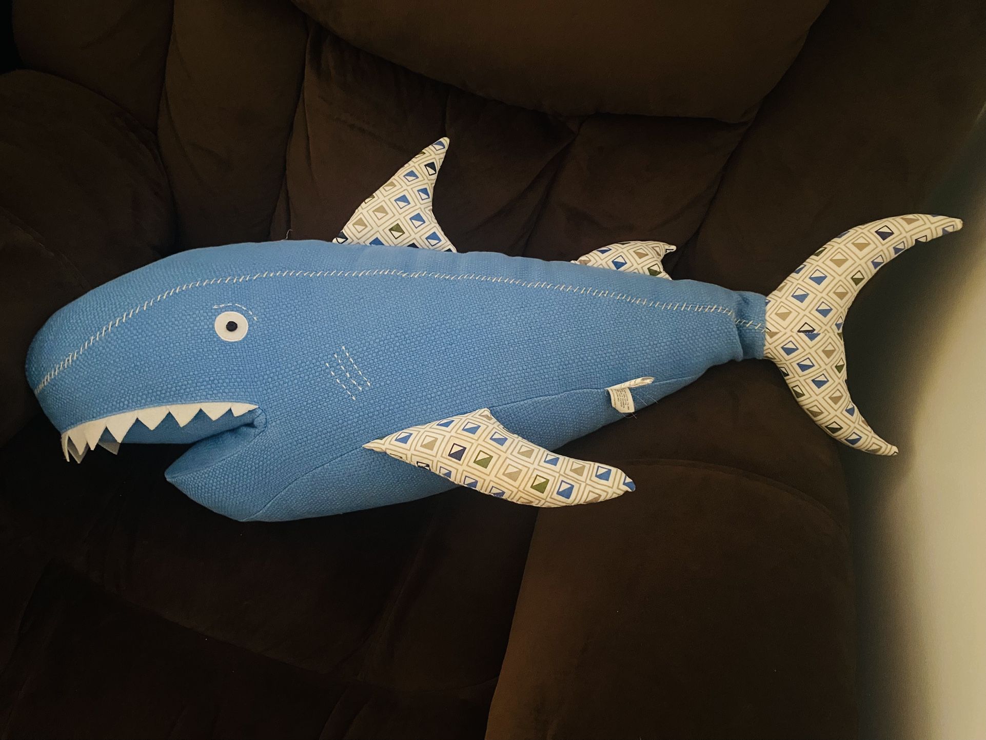 Pottery Barn kids Stuffed Animal Shark