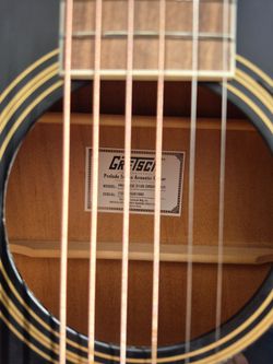 Gretsch  Black  Prelude Series Acoustic Guitar