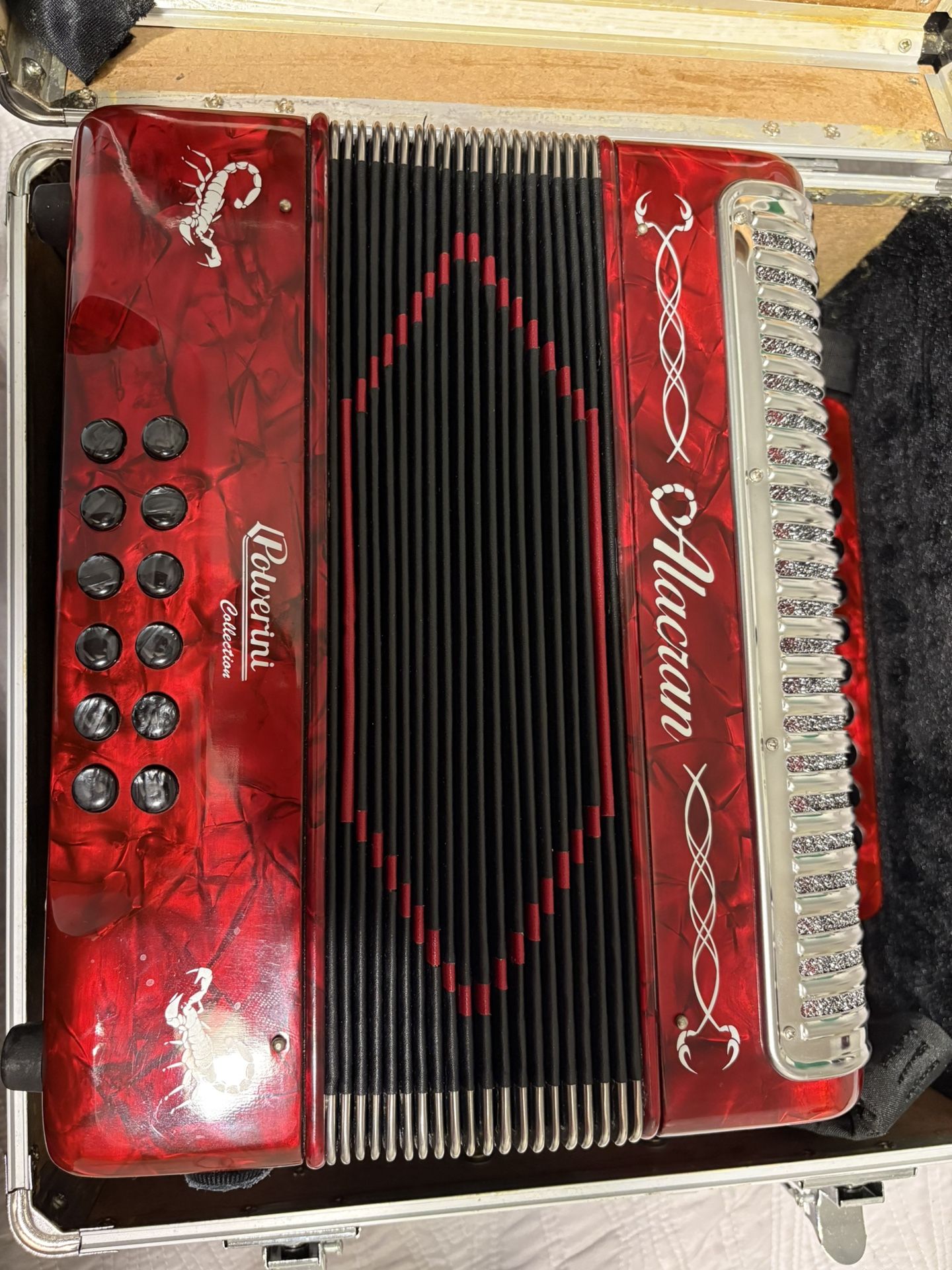 Red Alacran Accordion