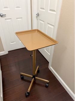 Adjustable Rolling Overbed Table