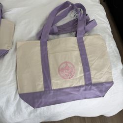 Trader Joe’s Large Canvas Tote Bag (Lavender/Purple) – $30