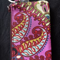 Vera Bradley Id Keychain Holder