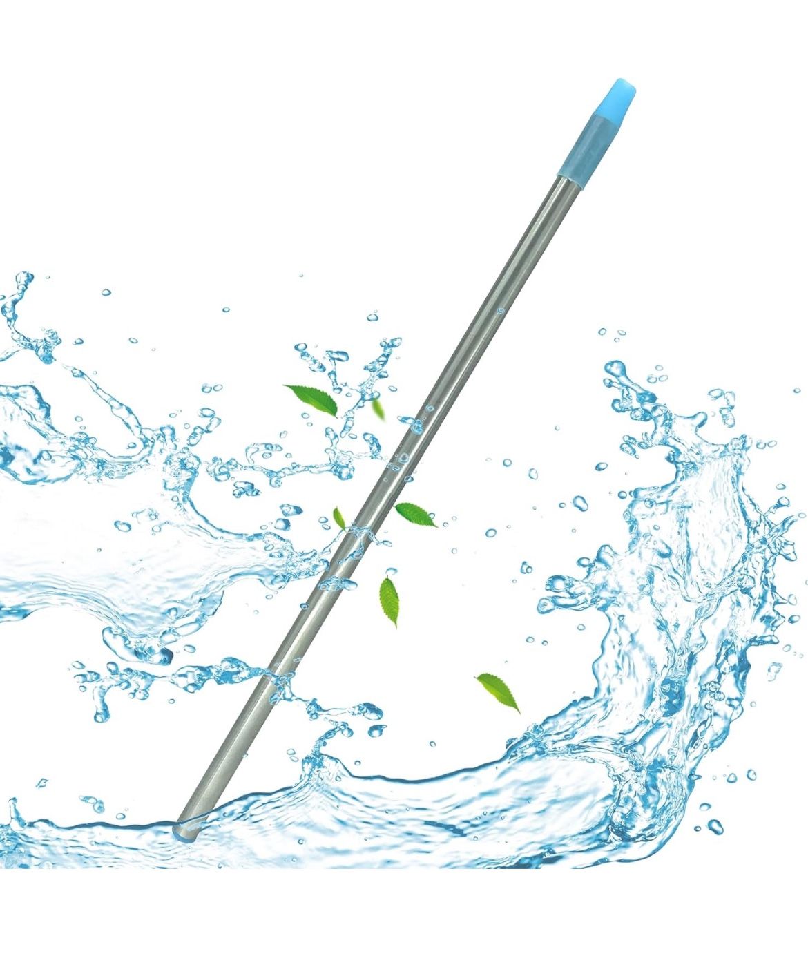 Brand: GLEFLE Personal Water Filter Straw, Reusable Stainless Steel Water Filter Drinking Straw Portable Outdoor Emergency Survival Gear for Hiking, C