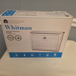 Architectural Mailboxes Whitman White Wall-Mounted Mailbox