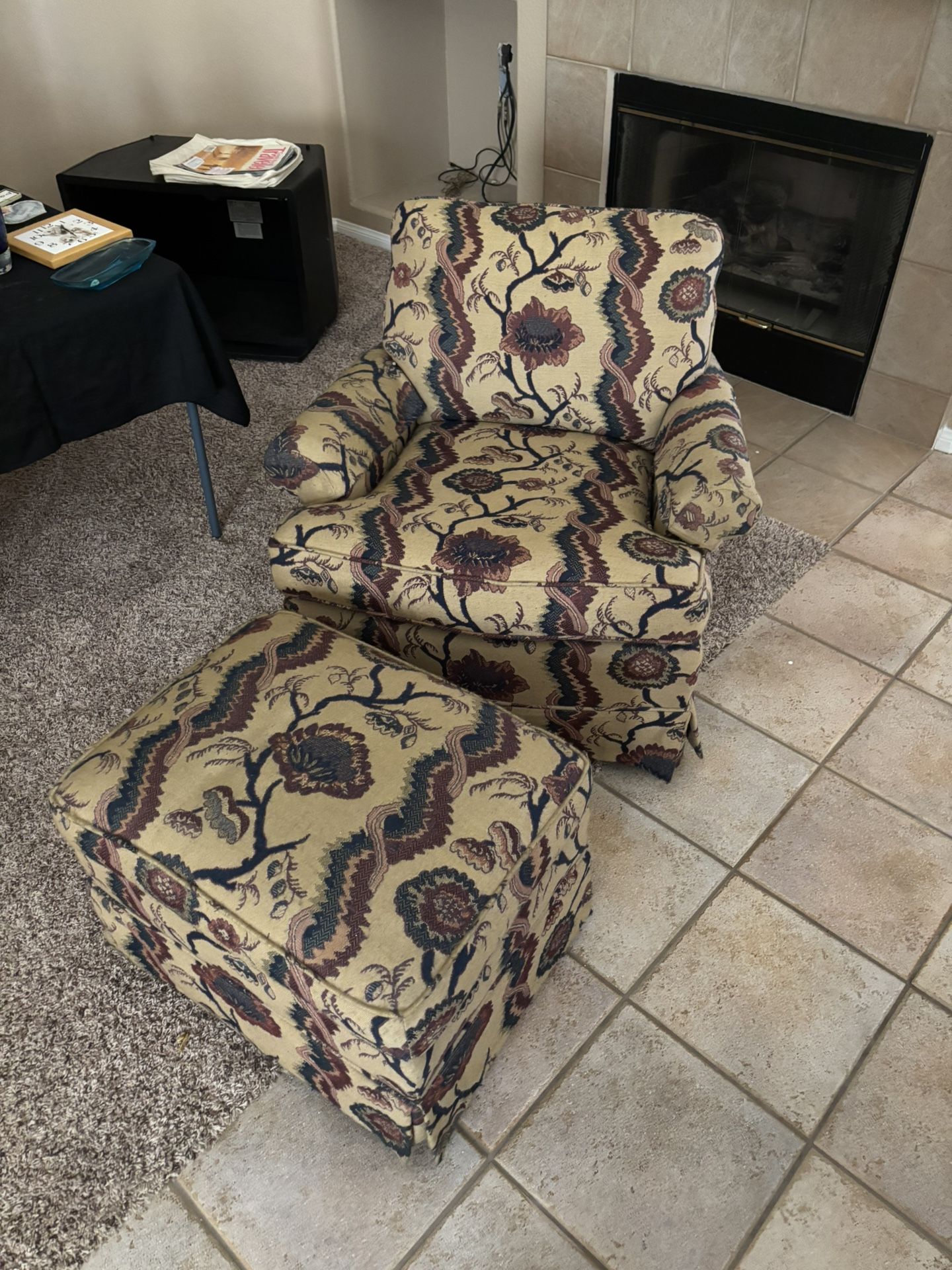 Chair And Ottoman