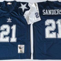 Deion Sanders Jersey Large New