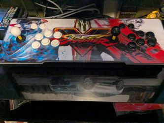 Multi game arcade cabinet