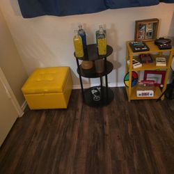 Glass Three Tier Table