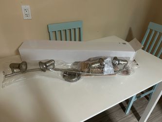 Seasons Brushed Nickel 4-Light Track Bar