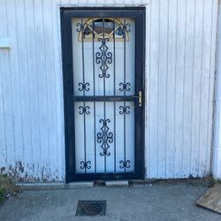 Vintage Aluminum Door 