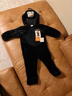 boy or girl NEW NWT HALLOWEEN COSTUME hyde and eek GORILLA size 18/24 mo FURRY!