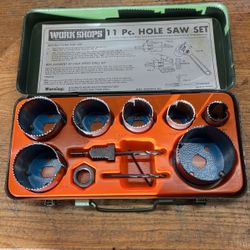 Hole Saw Kit W/7 Saws & Arbor for Drill