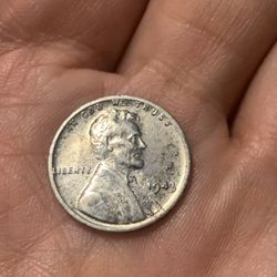 1943 Steel Wheat Penny Without Mint Mark