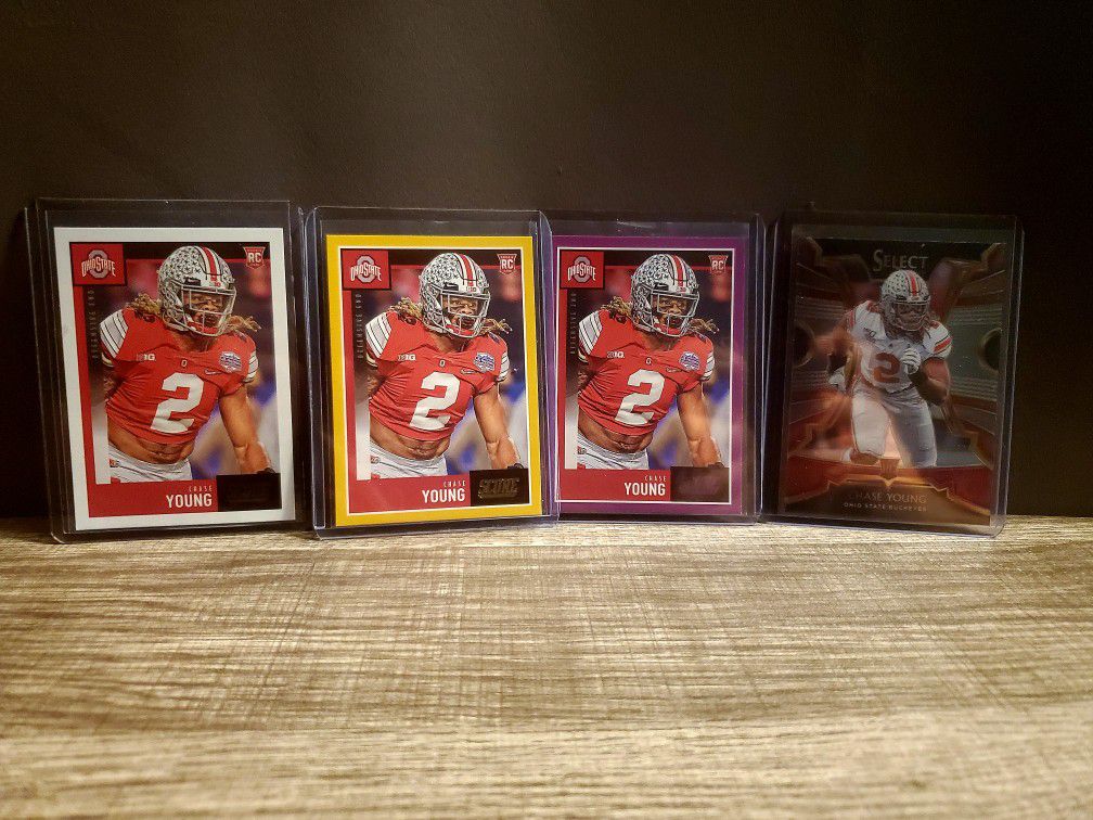 Chase Young Rookies Parallel and select Buckeys/Washington Redskins 📈📈🔥🔥🔥🔥🔥