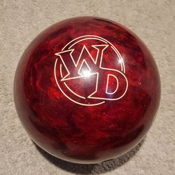 8 LB Columbia 300 White Dot Scarlet Bowling Ball