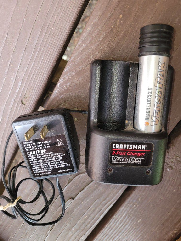 Craftsman Black & Decker 3.6V Versapak battery charger for Sale in