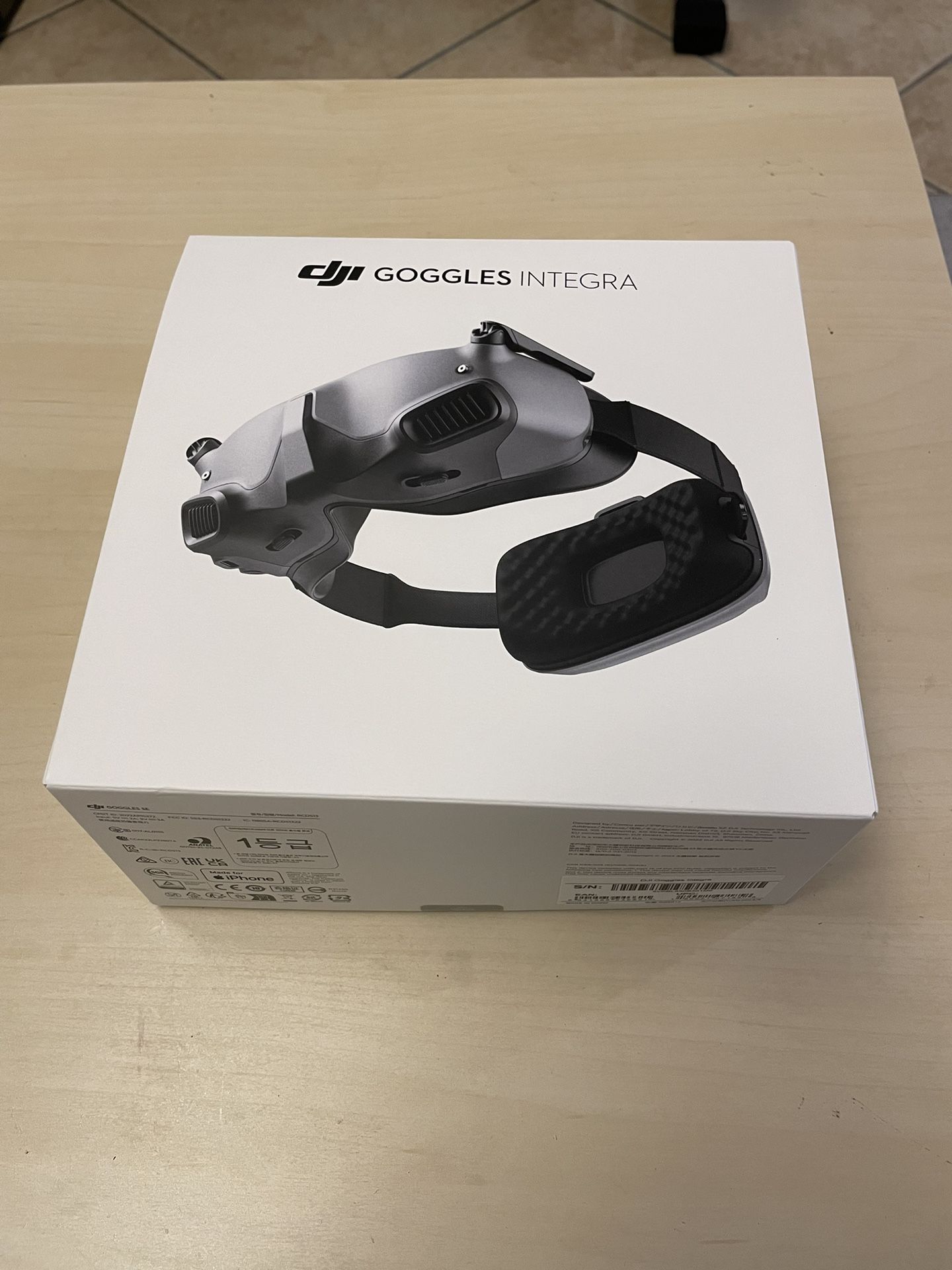 DJI Goggles Integra open box