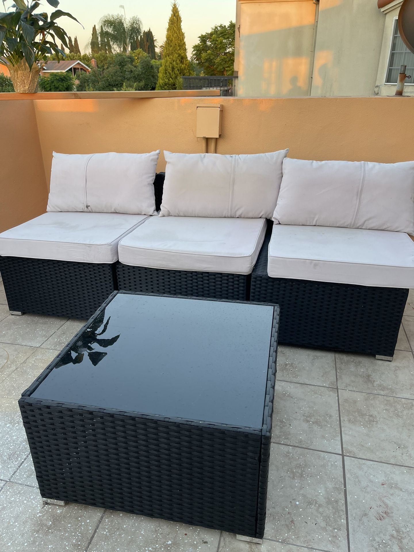 patio piece set 4 pieces