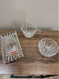 Vintage Echt Bleikristall Lead Crystal Set - NIB