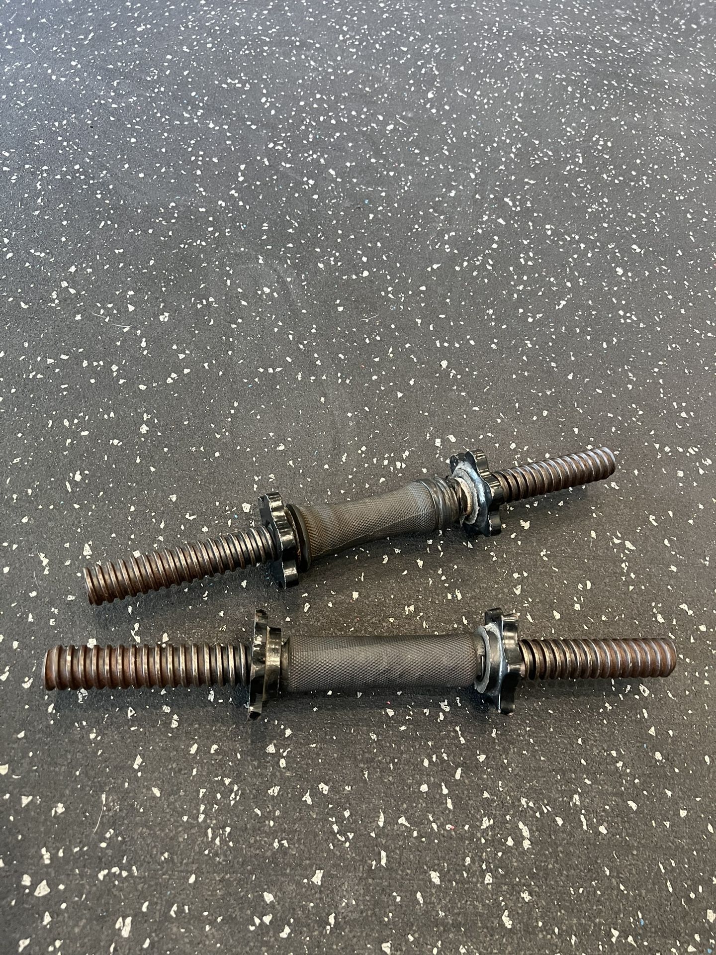 2 Dumbbell Handles / Adjustable
