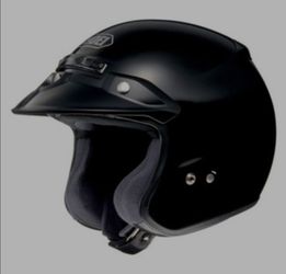 Shoei RJ Platinum-R 3/4 face helmet.