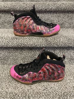 Nike Air Foamposite One Pink Marble Basketball Gym Shoes Adult Size US 10