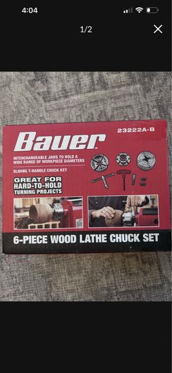 Baur Wood Lathe Chuck Set