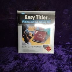 Easy Titler Video Movie Titling Kit
