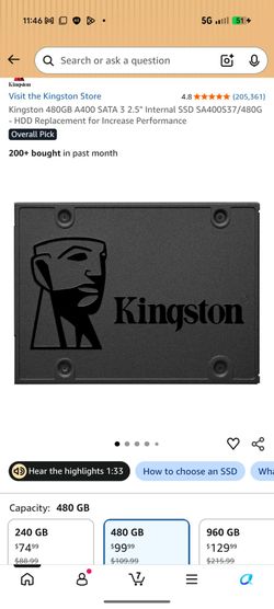 KINGSTON 480GB