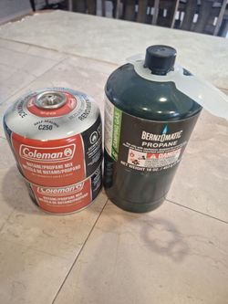Propane camping tanks