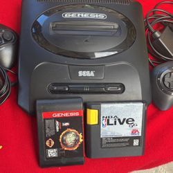 Sega Génesis System With Two Games