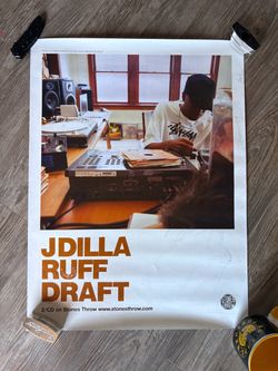 J Dilla Ruff Draft Stones Throw Promo Poster
