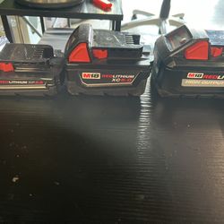 Milwaukee Batteries And Charger